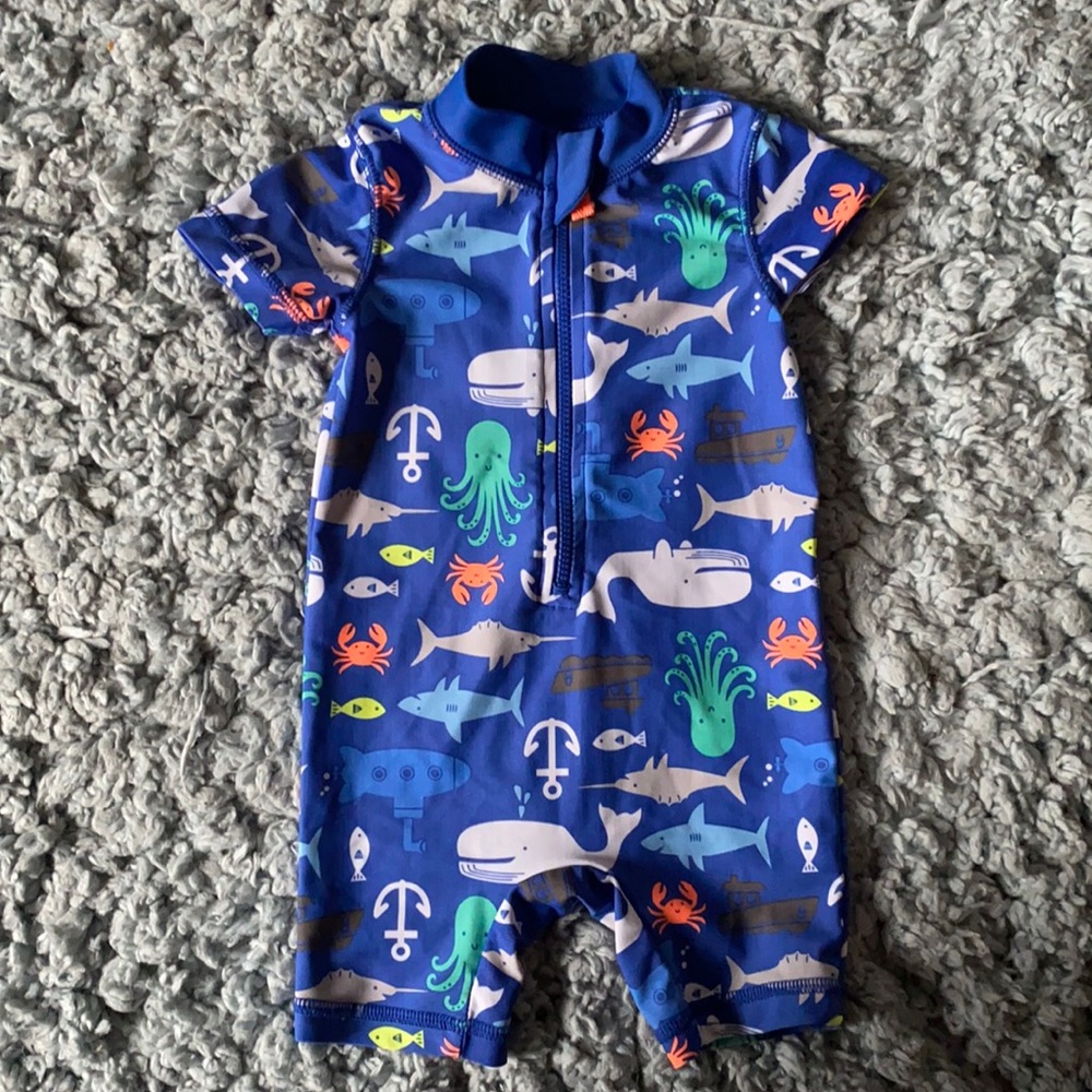 6mo bathing suit Carter’s nautical boys